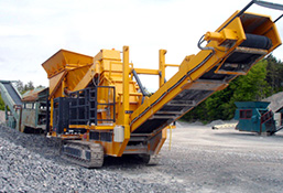 履帶式移動(dòng)反擊破碎站