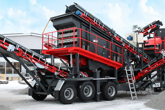 履帶式移動篩分站