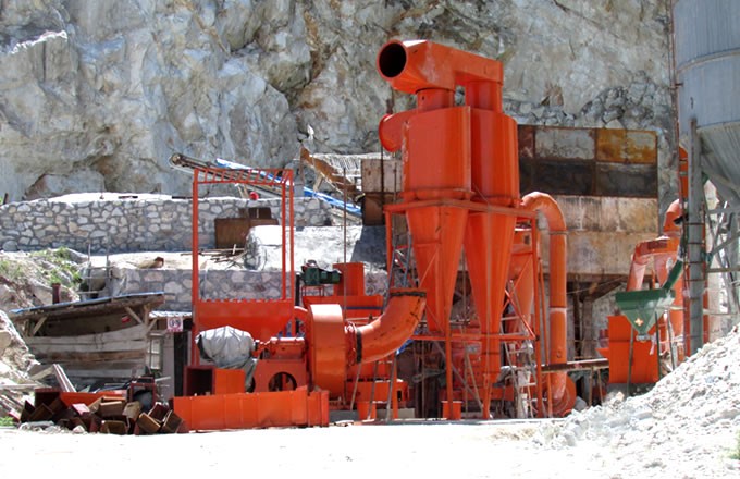 浙江方解石、石灰石磨粉生產(chǎn)線