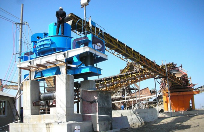 河北邢臺300t/h制砂生產(chǎn)線