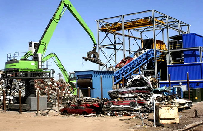 浙江廢鋼破碎機客戶案例