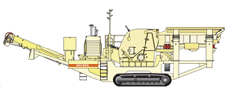 履帶式移動反擊破碎站工作原理